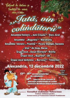 Invitație la spectacolul „Iată vin colindătorii”