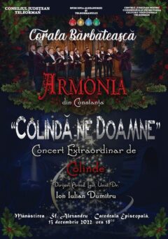 Invitație la concertul de colinde „Armonia”